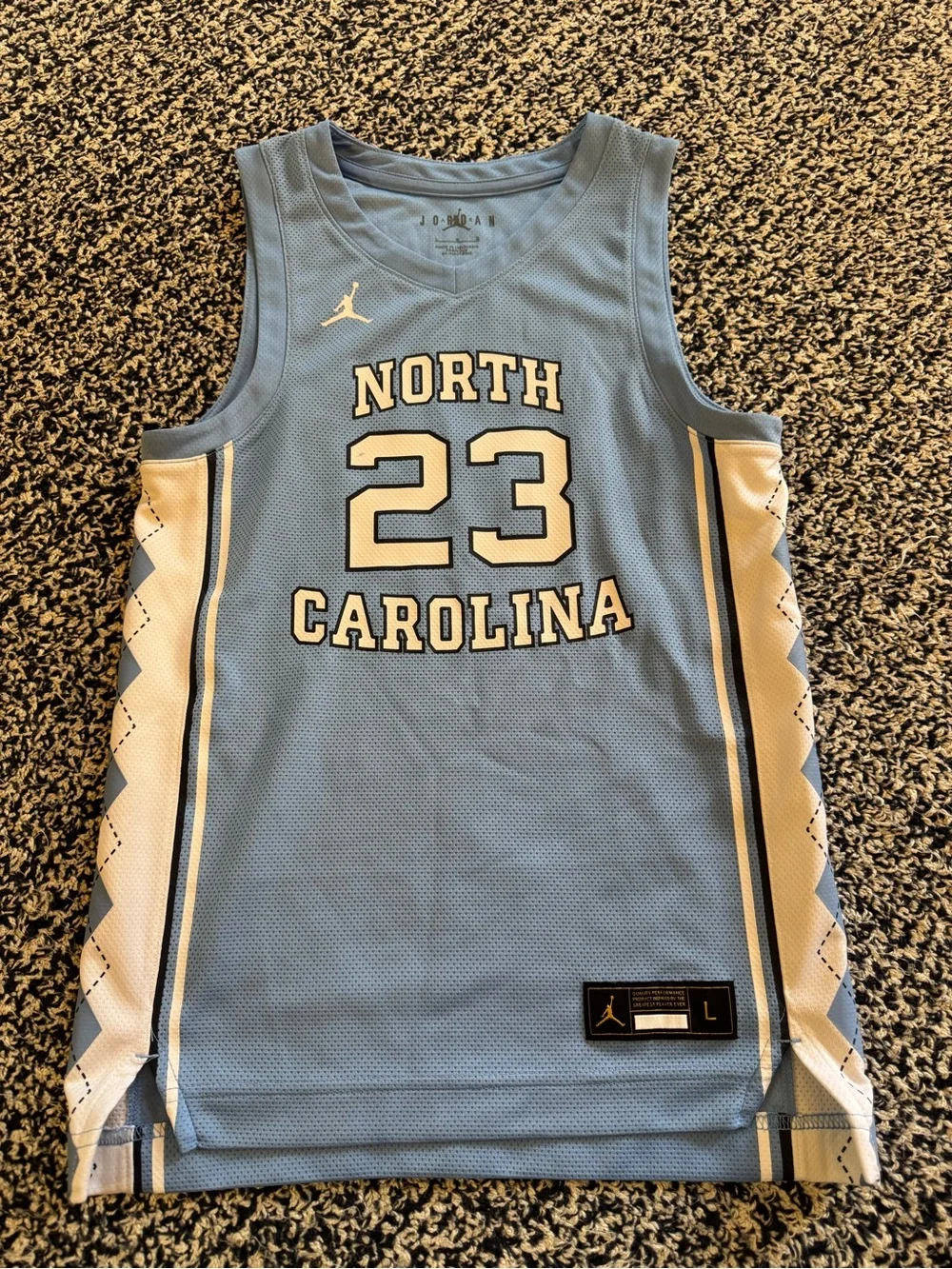 Nike North Carolina #23 Basketball Jersey in Carolina Blue